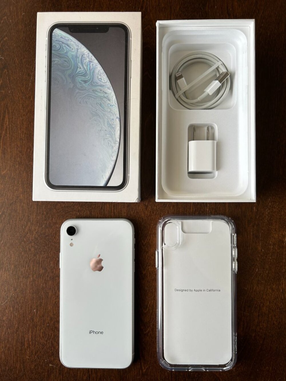 Apple iPhone XR WHITE 64GB Unlocked A1984 w/Original Box Battery Health 73%